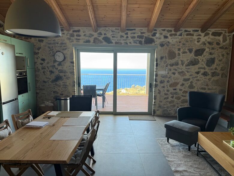 Traditional Stone Villa with Private Infinity Pool and Sea Views - Agia Galini, Melampes, Greece