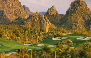 Troon Monument Course at  9th Green - Scottsdale, Arizona