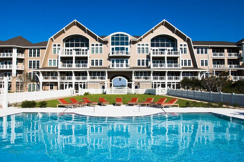 Front of our Watersound Beach condo building