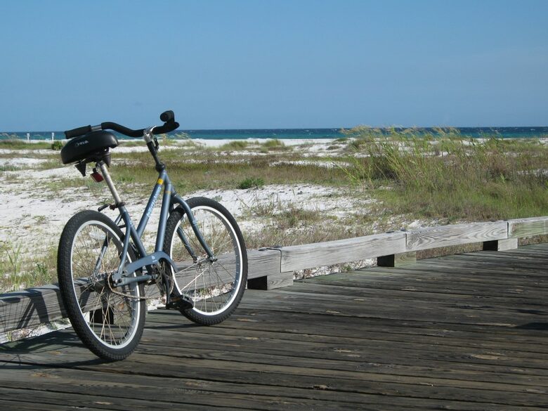 Lots of paths to ride bikes on, including a 19-mile public path