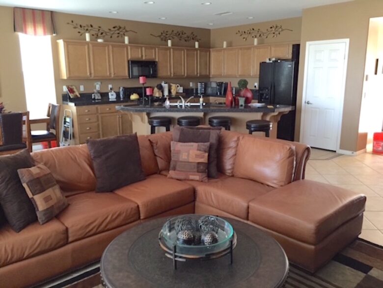 Living Room/Kitchen Area