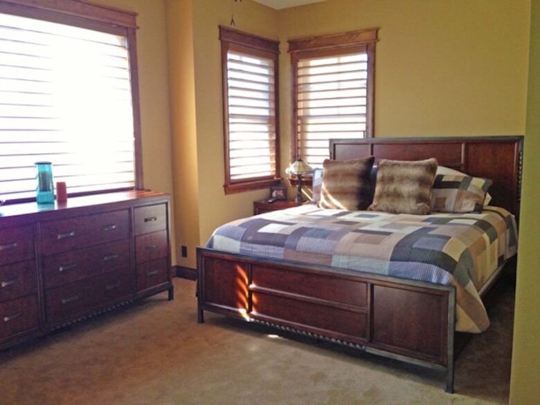 Second Master Bedroom on lower level.