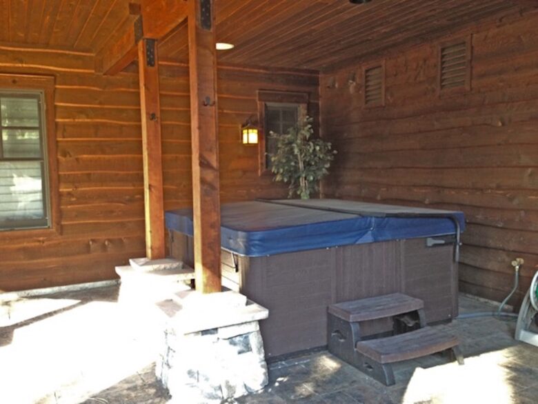 Lower level spa