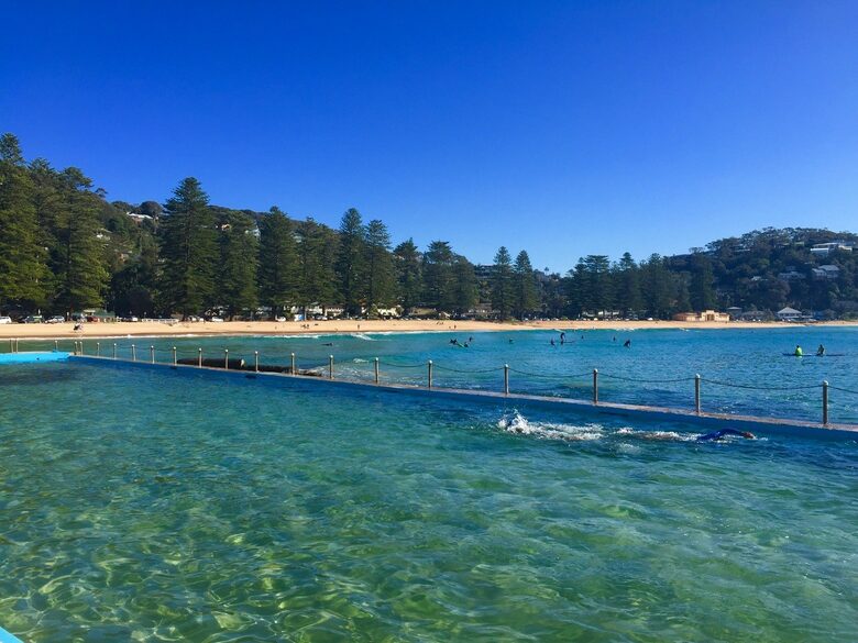 Ocean pool at Palm Beach