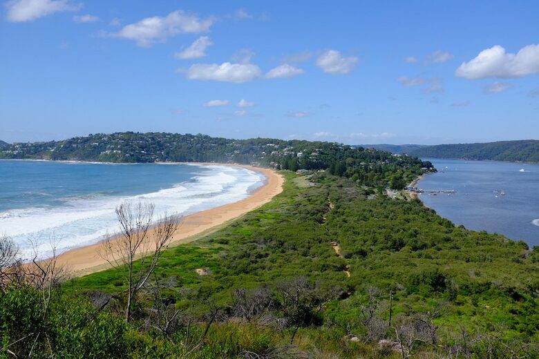 View from lighthouse back to Palm Beach