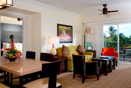Marriott's Waiohai Beach Club - Ocean view Two Bedroom Villa - Koloa, Kauai, Hawaii