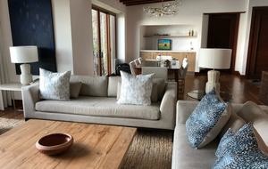 Living Room, Dining Room, and Wet Bar