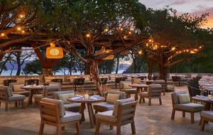 Outdoor restaurant near Playa Blanca and Pool