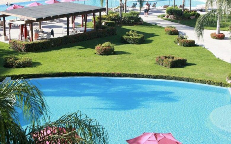 One of the 3 pools