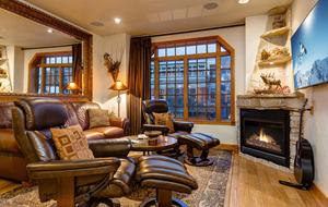 Living Room overlooking Historic Main Street