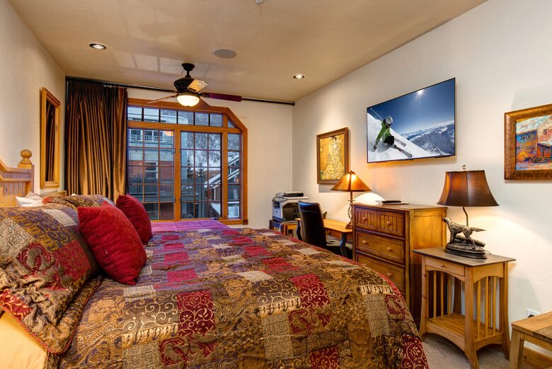 2nd Bedroom with City and Mountain Views