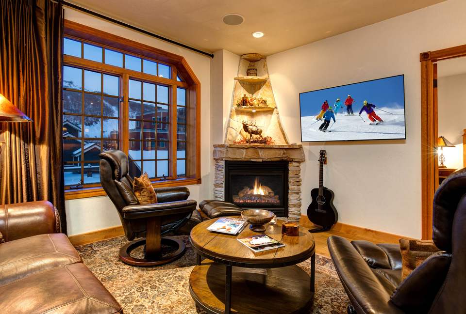 Living Room right on Historic Main Street