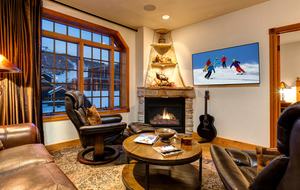 Living Room right on Historic Main Street
