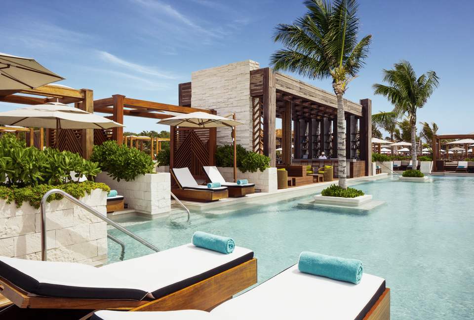 The stunning architecture of The Beach Club.