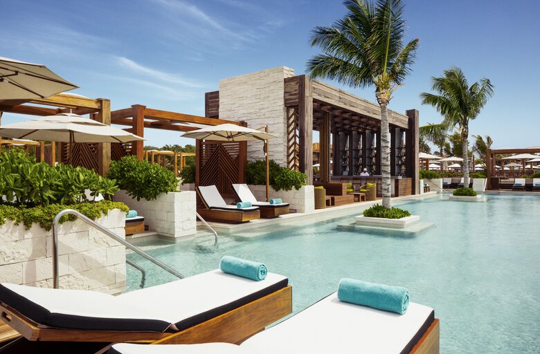 The stunning architecture of The Beach Club.