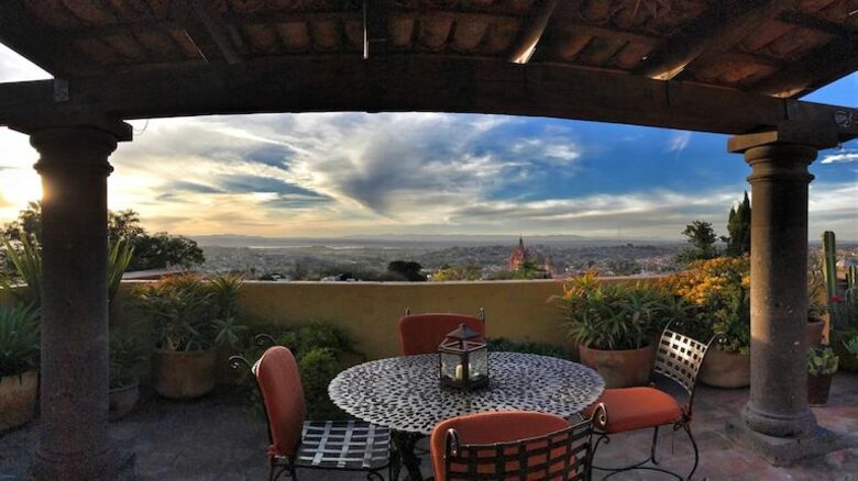Tejado views of sunset