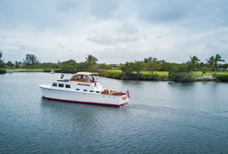 Kingfisher Luxury Yacht 50' Huckins Corinthian - 3 Day - 2 Night Weekend East Coast Cruise - Sag Harbor, New York