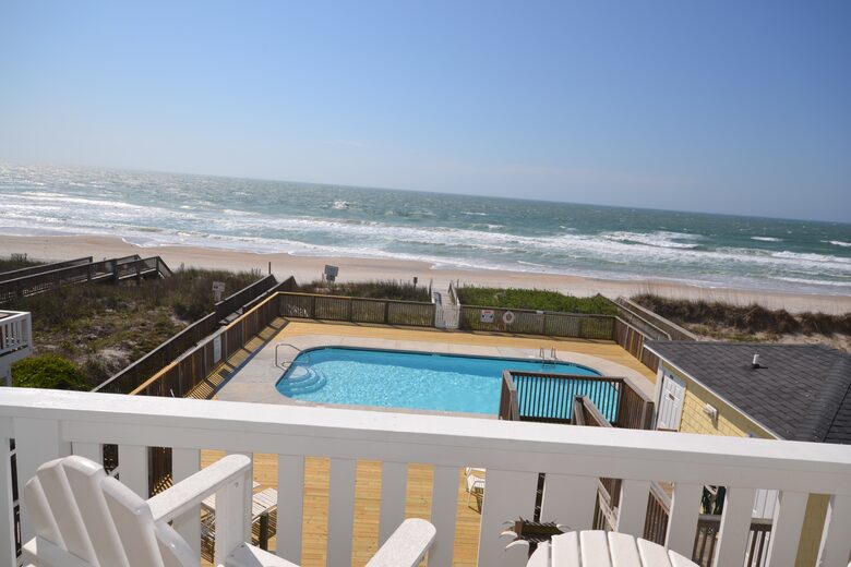 Oceanfront- Heated Pool! Private & Hot Tub - North Topsail Beach, North Carolina