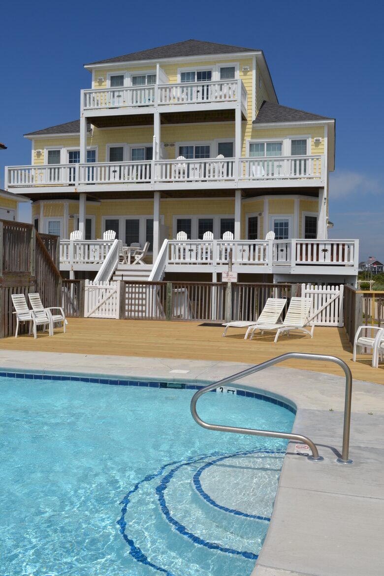 Oceanfront- Heated Pool! Private & Hot Tub - North Topsail Beach, North Carolina