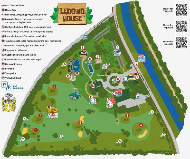 LedowoHouse Vintage with own Golf Course and Pool - Ledowo, Poland