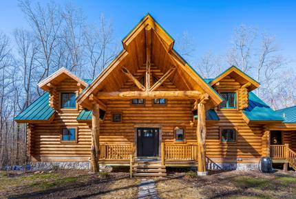 Custom Luxury Log Home at Sugarloaf Mountain - Dickerson, Maryland