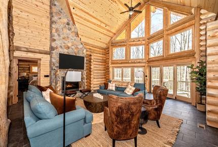 Custom Luxury Log Home at Sugarloaf Mountain - Dickerson, Maryland