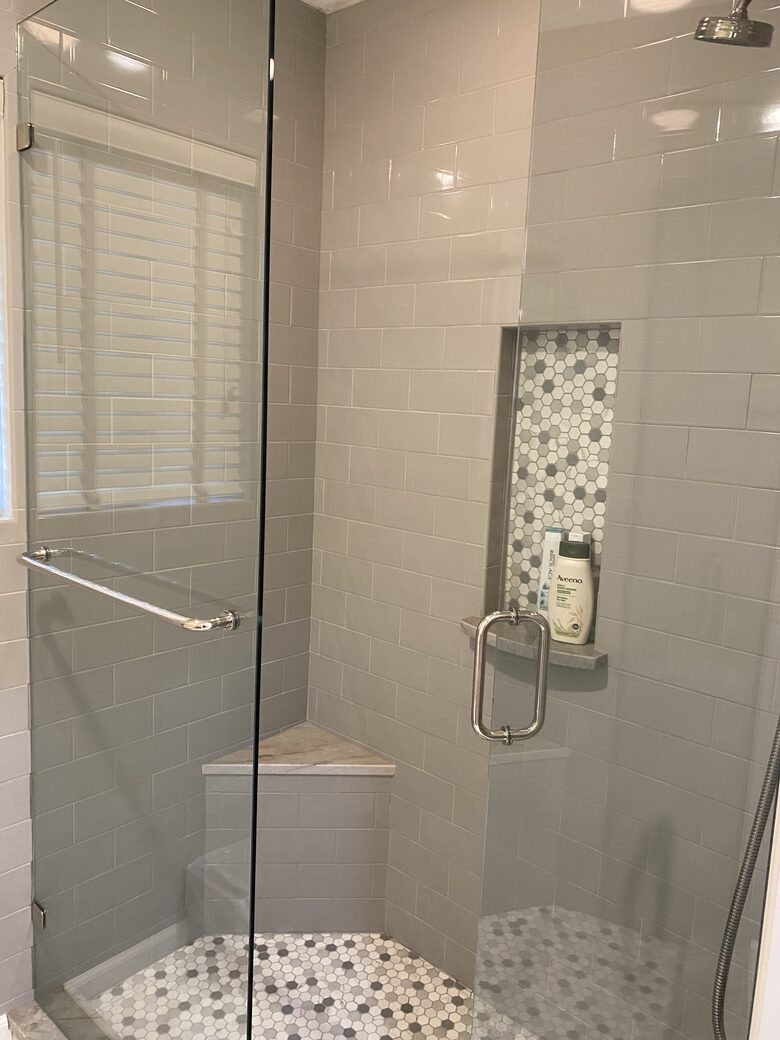 Bathroom #1 shower