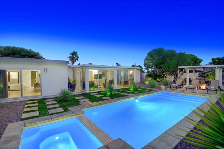 Mountain-View Gem with Sunroom, Pool & Bocce - Palm Springs, California