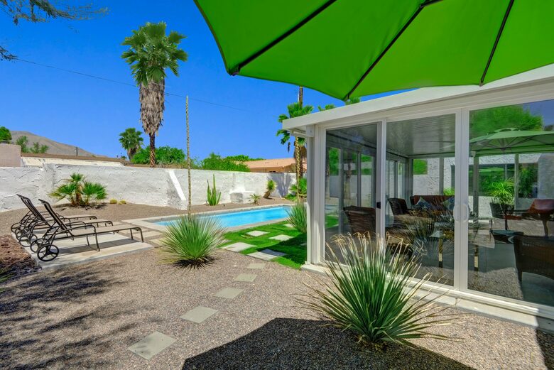 Mountain-View Gem with Sunroom, Pool & Bocce - Palm Springs, California