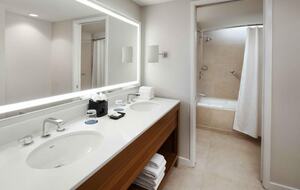 Home Exchange, Sheraton Kaua'i Resort unit, bathroom with dual vanity