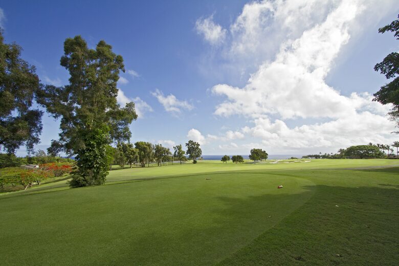 Home exchange at Wyndham Ka'Eo Kai, golf course at the resort