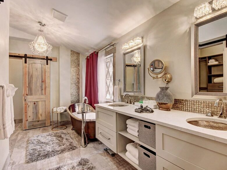 Home exchange in Breckenridge CO, lower level master bathroom