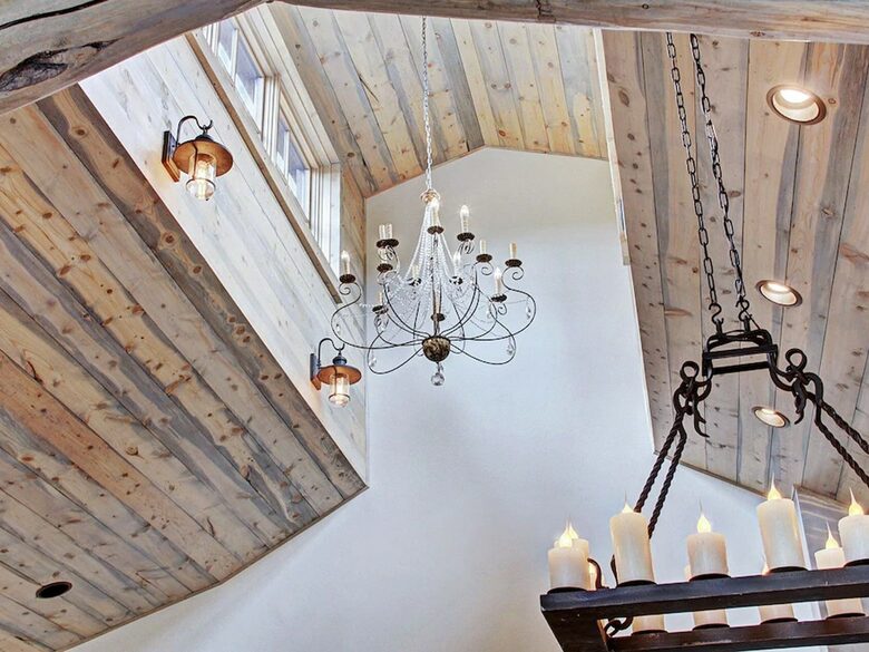 Home exchange in Breckenridge CO with vaulted ceilings & chandeliers