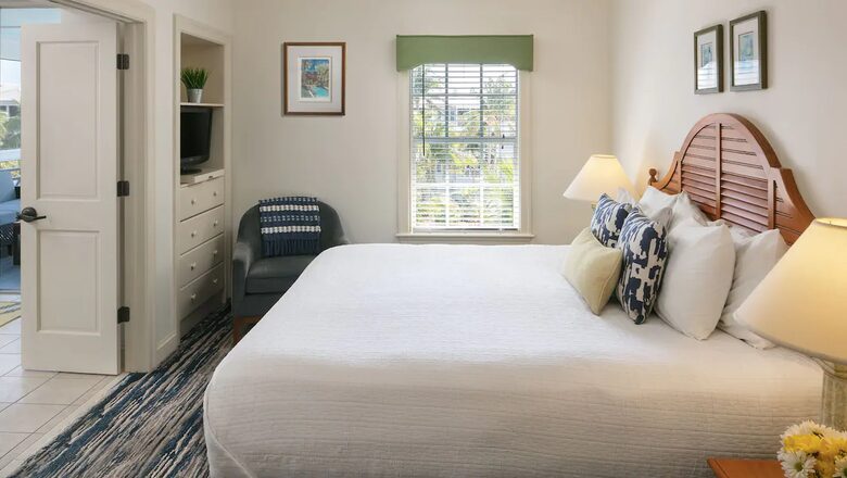 Home exchange in Key West FL, Hyatt Beach House master bedroom