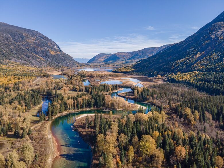 Nearby St. Mary’s River valley