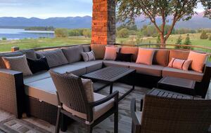 Home Exchange in Polson, Montana wonderful views of mountains and lake