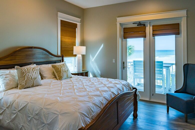Home Exchange in Santa Rosa Beach, FL, bedroom balcony