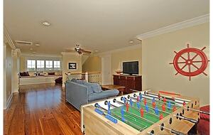 Home Exchange in Garden City, SC, game room and viewing window