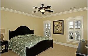 Home Exchange in Garden City, SC spacious guest bedroom
