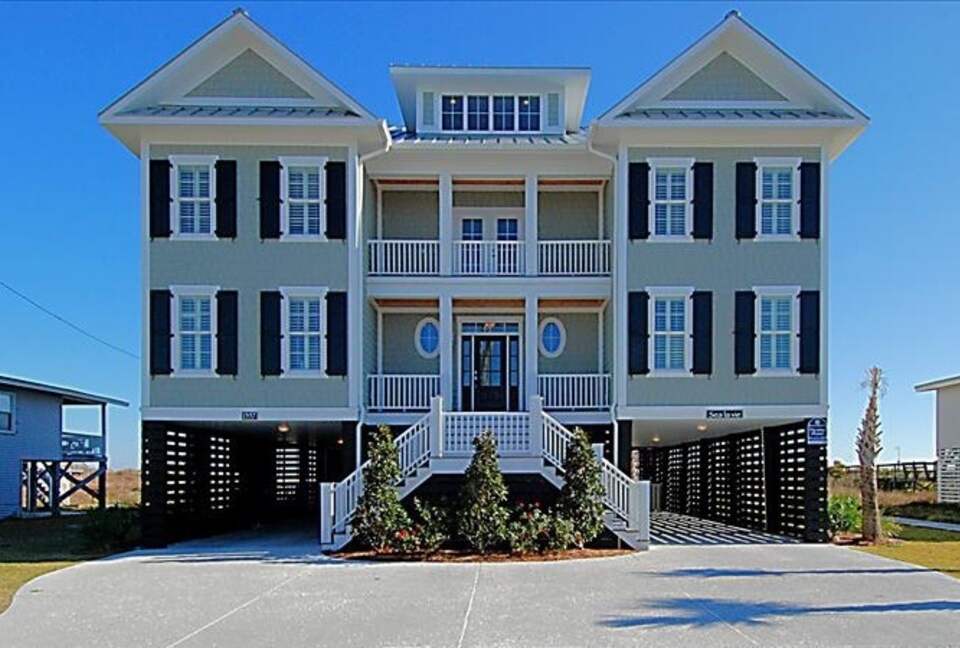 Home Exchange in Garden City, SC 6000 square foot beach front home