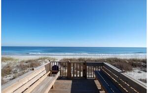 Home Exchange in Garden City, SC walk out dock