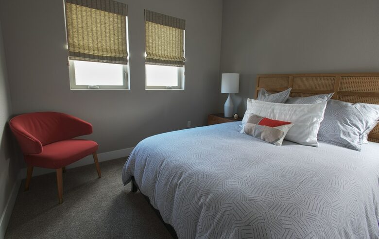 Home Exchange in Denver, CO, luxury townhome guest bedroom