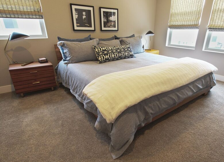 Home Exchange in Denver, CO, luxury townhome master suite