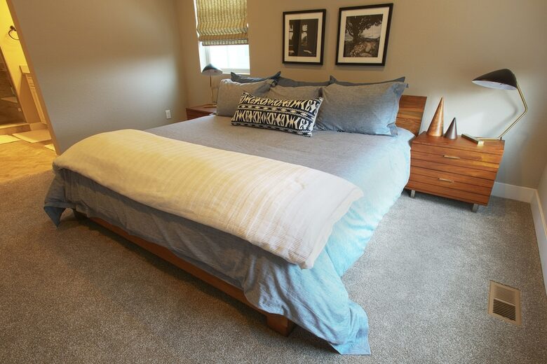 Home Exchange in Denver, CO, luxury townhome master suite