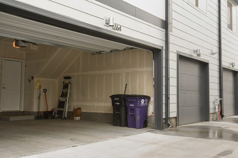 Home Exchange in Denver, CO, luxury townhome garage space