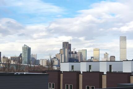 Home Exchange in Denver, CO, luxury townhome Denver skyline
