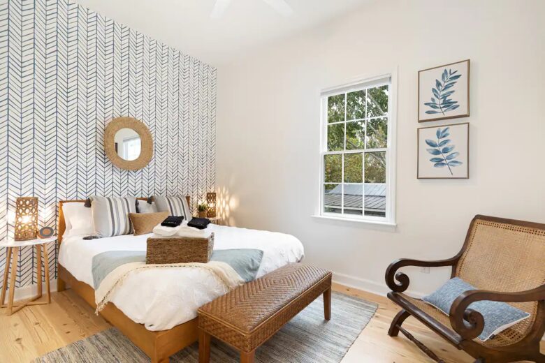 Home Exchange in Charleston, SC, queen guest bedroom