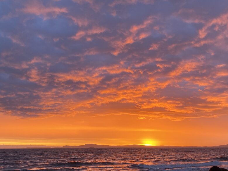 Gorgeous sunsets from the house