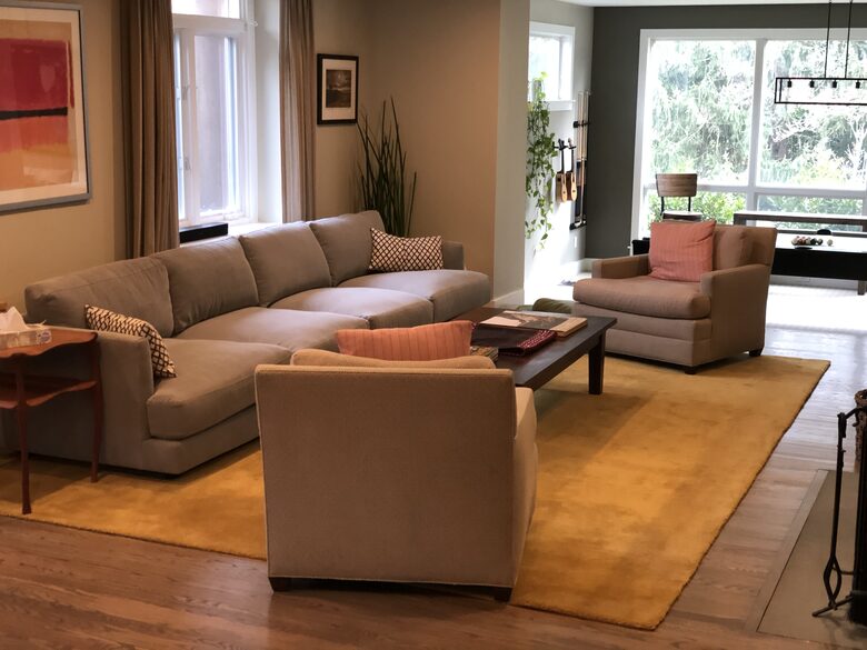 Open living room