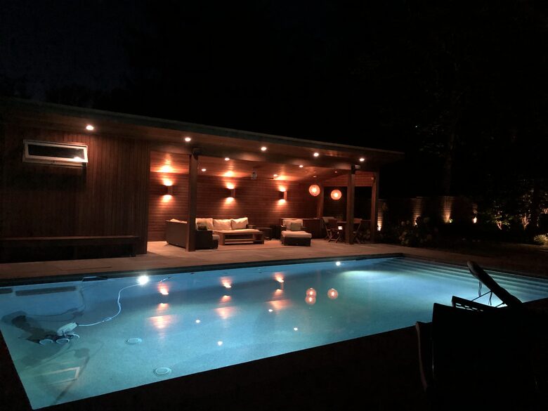 Backyard pool